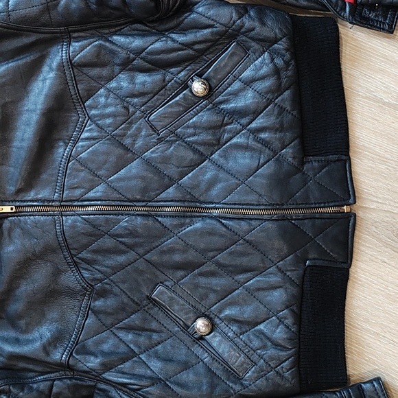 The Limited Leather bomber jacket - Picture 2 of 4